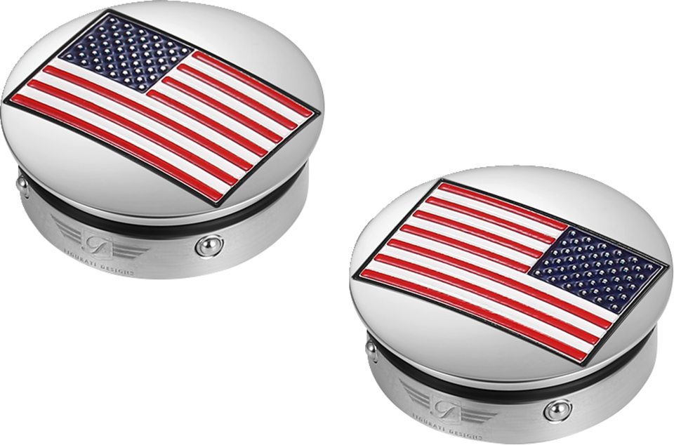 Swing Arm Covers - American Flag - Reversed