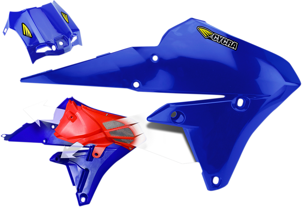 Powerflow Shrouds - Blue - Lutzka's Garage