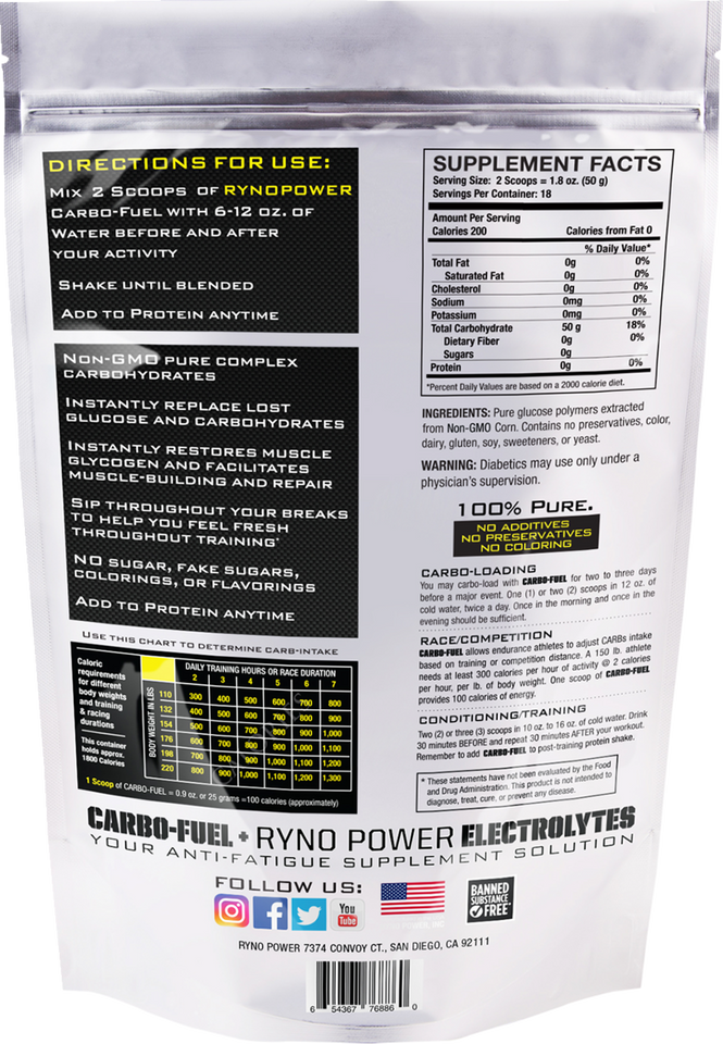 Carbo-Fuel Powder - 2 lb - 20 Servings