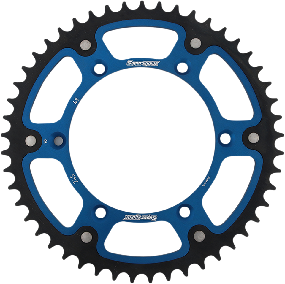 Stealth Rear Sprocket - 49 Tooth - Blue - Yamaha - Lutzka's Garage
