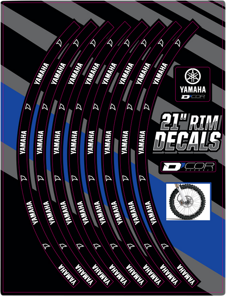 Rim Decal - Yamaha Logo - 21" Front