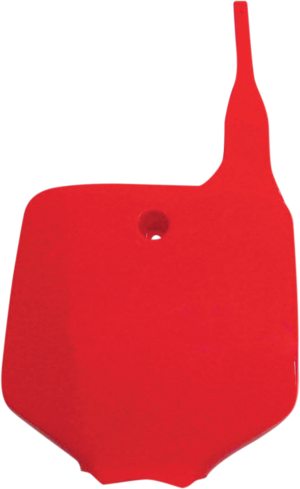 Front Number Plate - CR Red