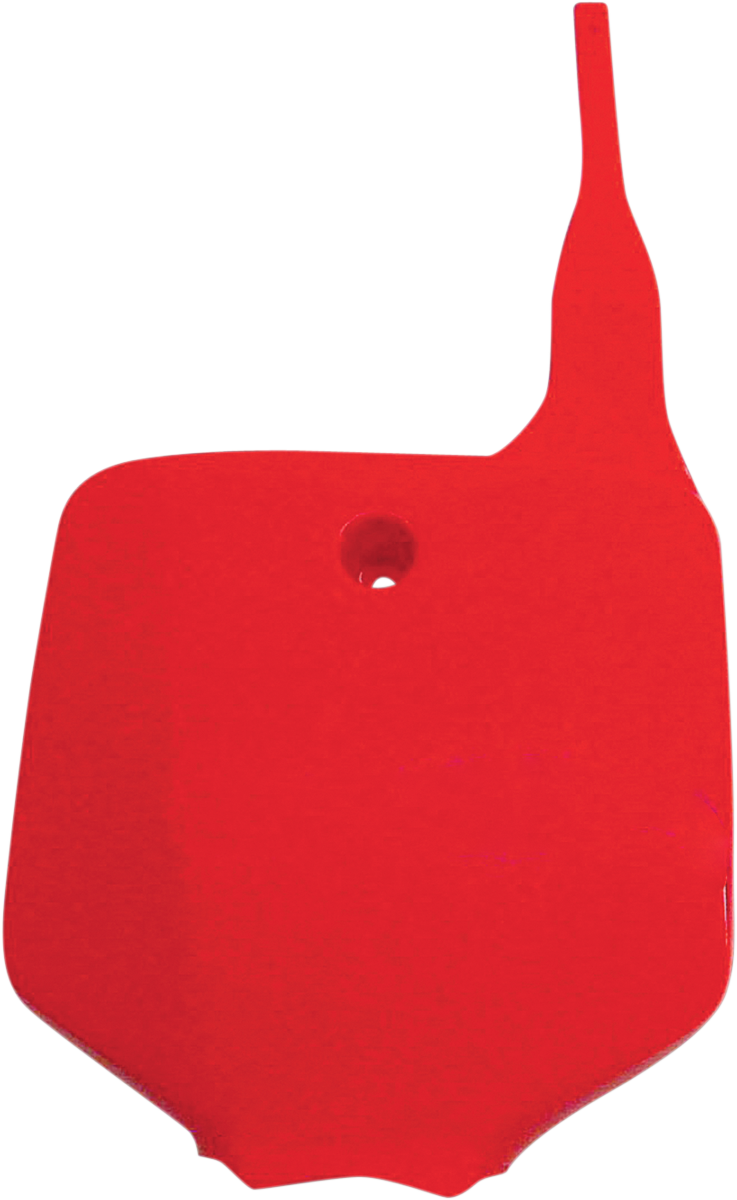 Front Number Plate - CR Red