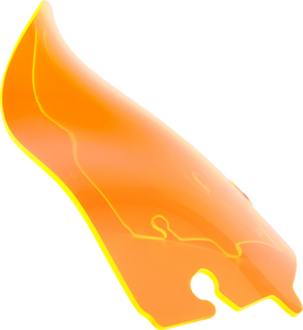 Kolor Flare™ Windshield - 6.5" - Orange Ice - FLH - Lutzka's Garage