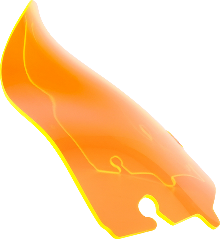 Kolor Flare™ Windshield - 6.5" - Orange Ice - FLH - Lutzka's Garage