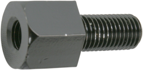 Adapter - Mirror - Universal - M10 x 1.25 Male | M8 x 1.25 Female - Black - Lutzka's Garage