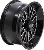 Wheel - Momentum - Front/Rear - Black/Milled - 15x7 - 4/110 - 4+3 (+10 mm)