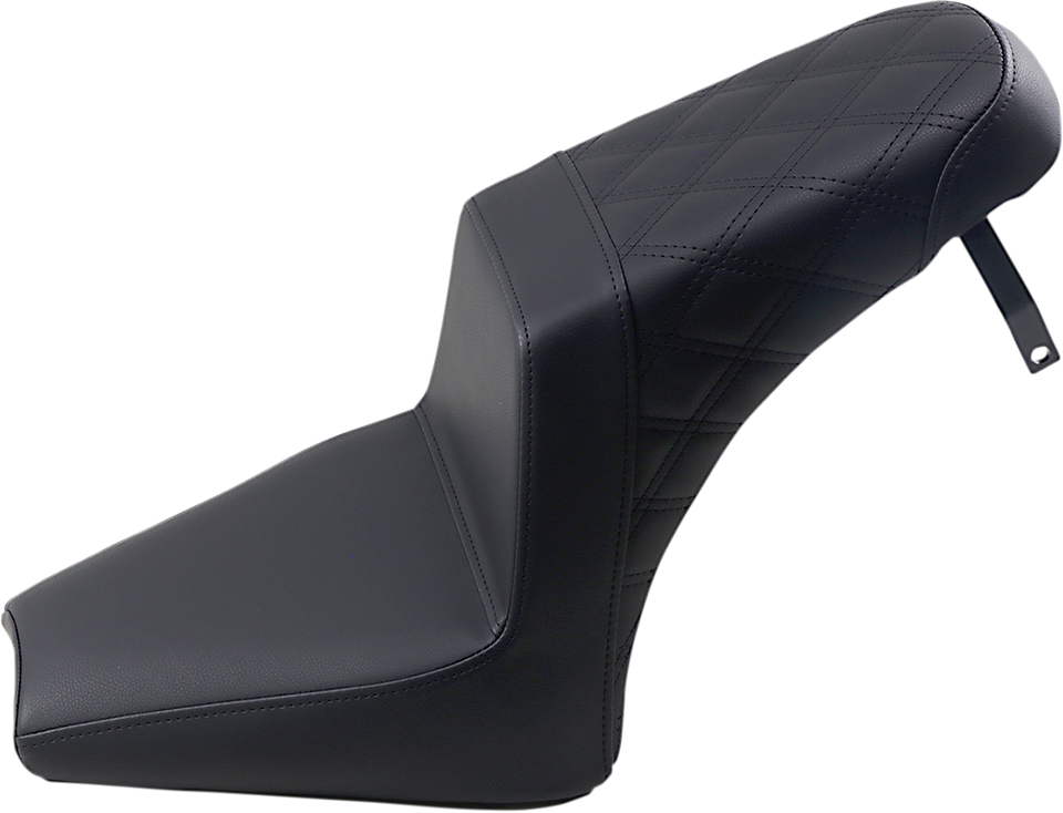 Step-Up Seat - Front Smooth/Rear Lattice - Black - Scout Bobber - Lutzka's Garage