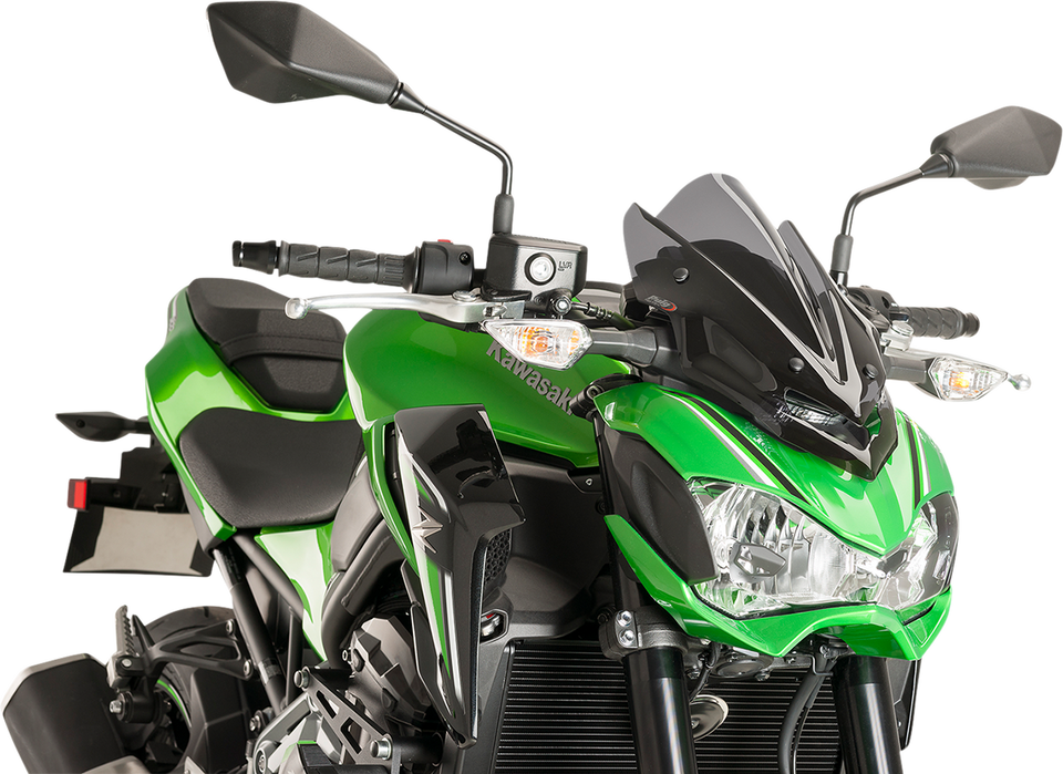New Generation Windscreen - 15-1/4" - Dark Smoke - Z900 - Lutzka's Garage