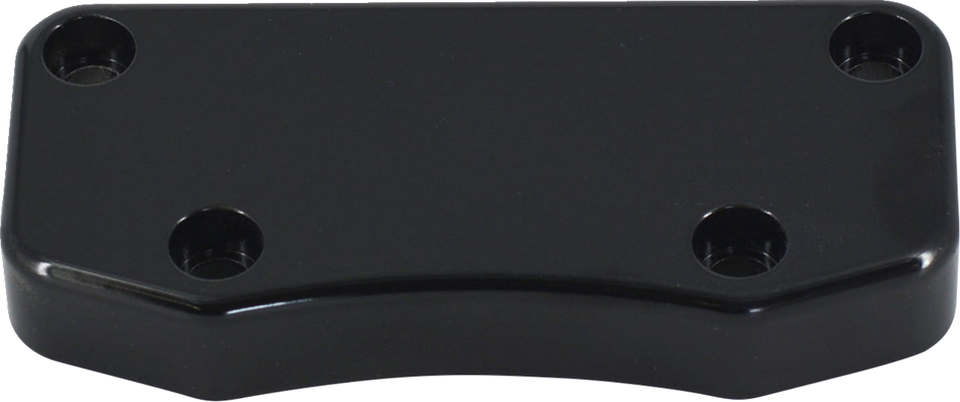 Handlebar Clamp - Smooth - Gloss Black - Lutzka's Garage