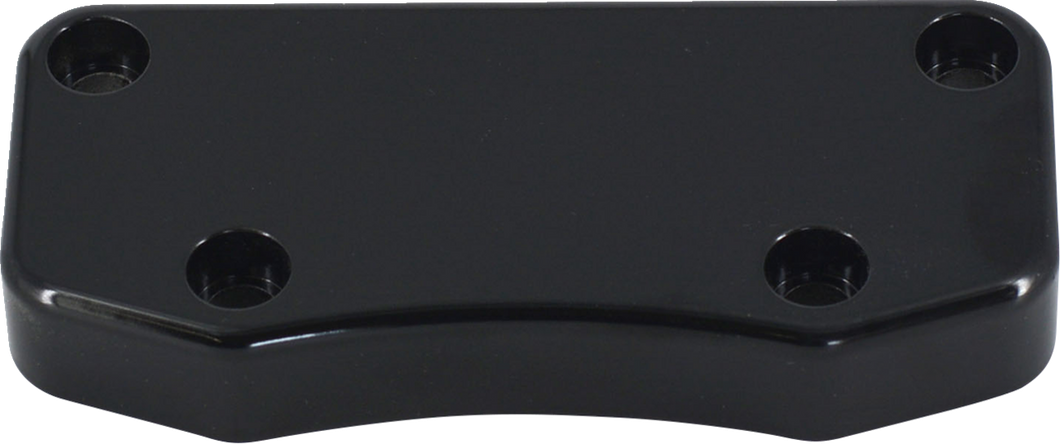 Handlebar Clamp - Smooth - Gloss Black - Lutzka's Garage