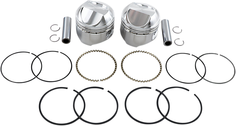 Piston Kit - +0.020" - High Compression - Big Twin 1340 cc 80"