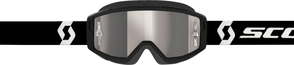 Primal Goggles - Black/White - Silver Chrome Works - Lutzka's Garage