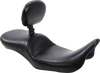 Maverick Daddy Long Legs Seat - With Backrest - Black - Smooth - FL 08-23 - Lutzka's Garage