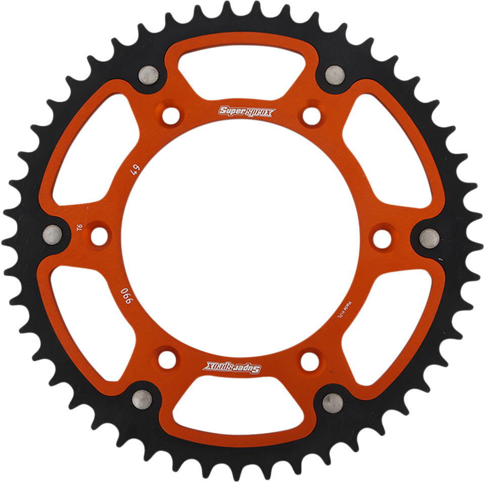 Stealth Rear Sprocket - 49 Tooth - Orange - Husaberg/Husqvarna/KTM - Lutzka's Garage