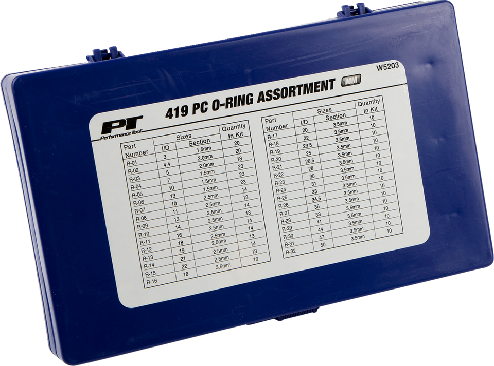 O-Ring Assortment - Metric - 419-Piece