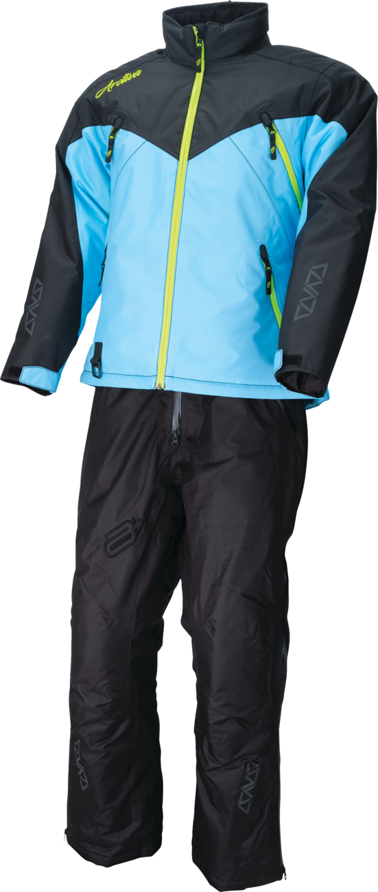 Womens Pivot 7 Jacket - Black/Light Blue - XS - Lutzka's Garage