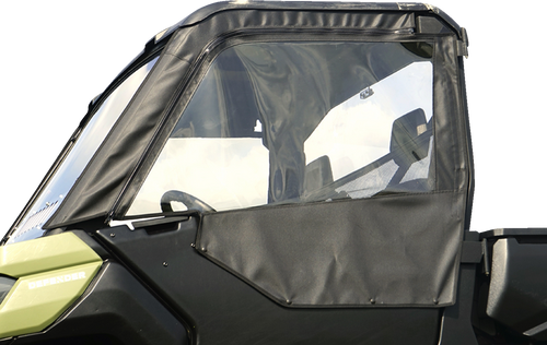 Soft Upper Doors - Black - Can-Am Defender - Lutzka's Garage