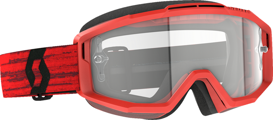 Split OTG Goggles - Dark Red - Clear Works - Lutzka's Garage