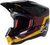 SM5 Helmet - Venture - Black/Bordeaux/Yellow/Glossy - Small - Lutzka's Garage