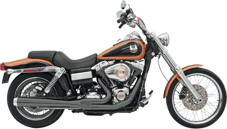 Road Rage Exhaust - Black - Long - 06-17 FXD - Lutzka's Garage