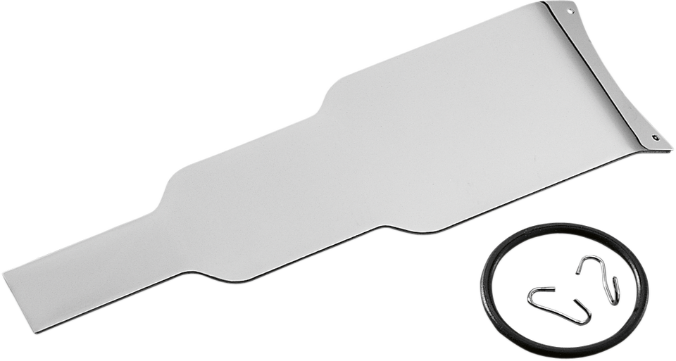 Dash Panel for Fat Bob-Style Tank - Chrome - Lutzka's Garage