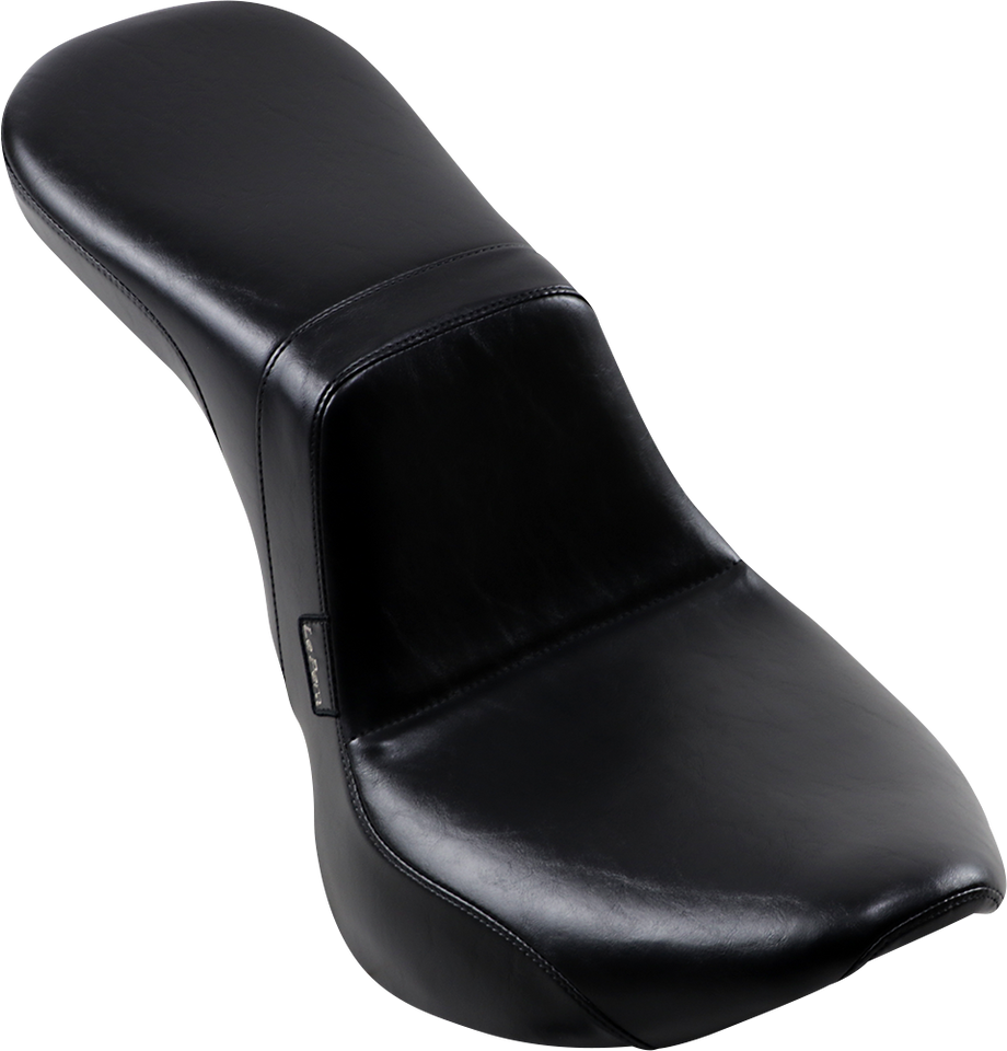 Daytona 2-Up Seat - Without Backrest - Smooth - Black - Softail 18-23 - Lutzka's Garage