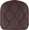 Sissy Bar Pad - Lattice Stitched - Brown - Lutzka's Garage
