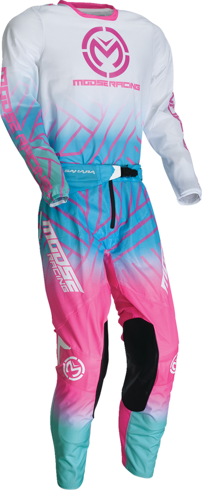 Sahara Jersey - Pink/Blue/White - Medium - Lutzka's Garage
