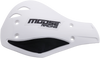 Handguards - Deflector - White/Black - Lutzka's Garage
