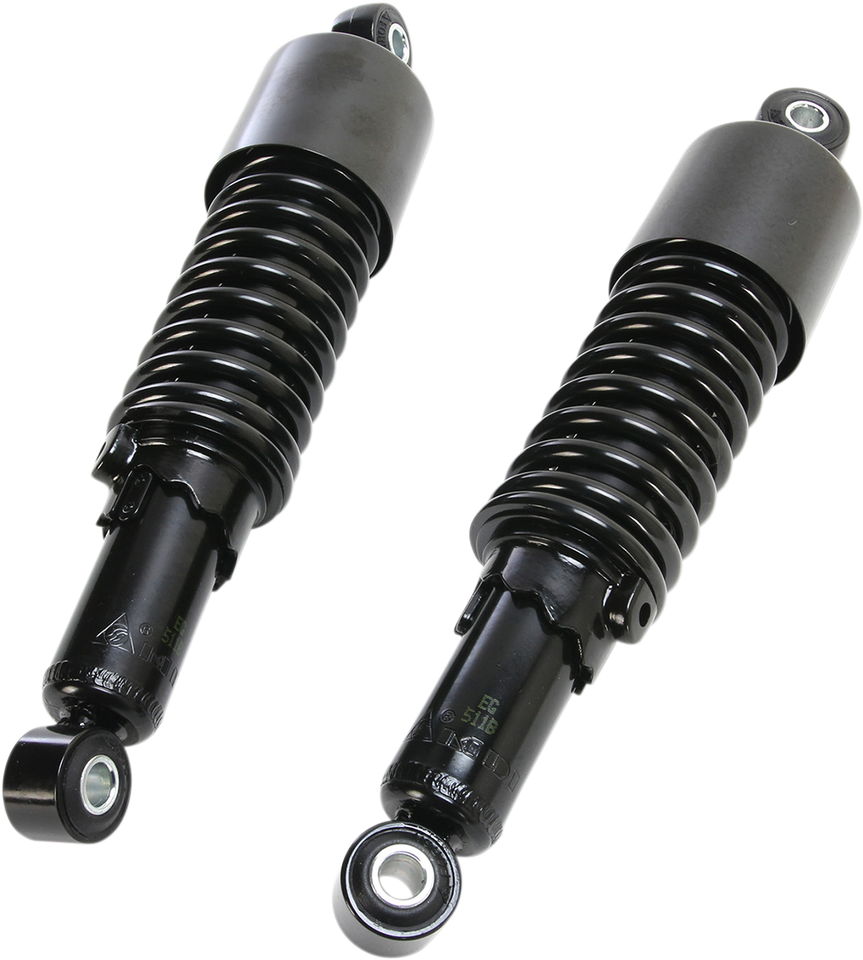 Custom Shorty Shocks with Shroud - Black Body/Black Spring Finish - Eye Lowering