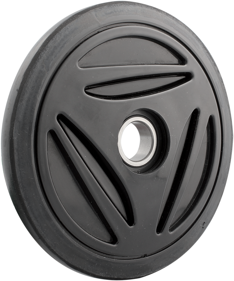 Idler Wheel with Bearing 6205-2RS - Black - Group 12 - 180 mm OD x 1" ID - Lutzka's Garage