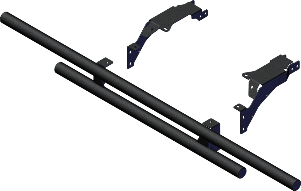 Rear Bumper - Black - Polaris Ranger 1000 - Lutzka's Garage