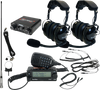 Intercom/Radio and Headset Kit - 2-Seat - Black - Lutzka's Garage