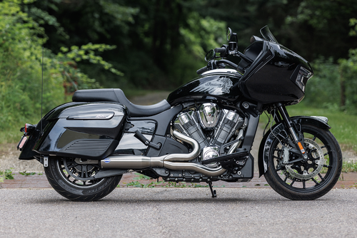 2-into-1 Qualifier Exhaust System - 50-State - Brushed - Stainless Steel - Lutzka's Garage