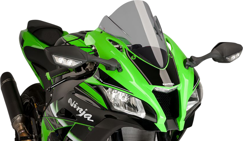 Race Windscreen - 14-1/4" - Smoke - ZX10R