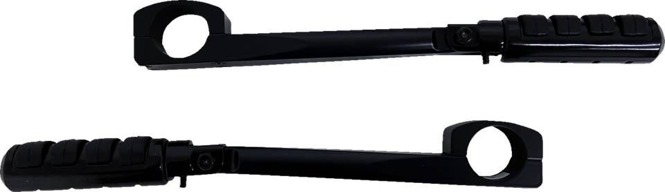 Adjustable Highway Peg Mounts - 1-1/2" - Black - Lutzka's Garage