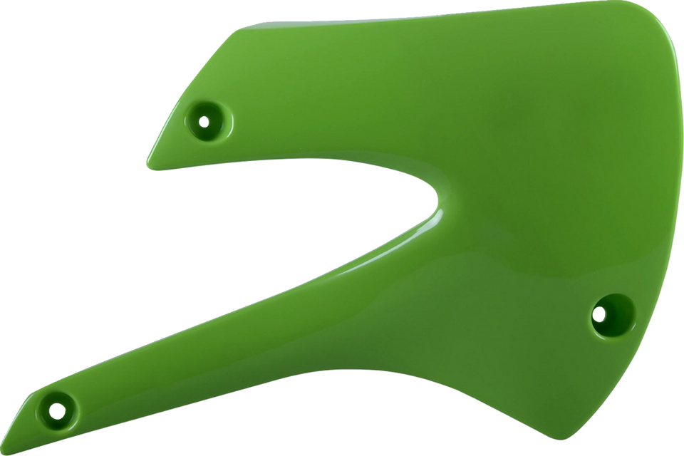 Radiator Cover - OEM Green - KX 85/100