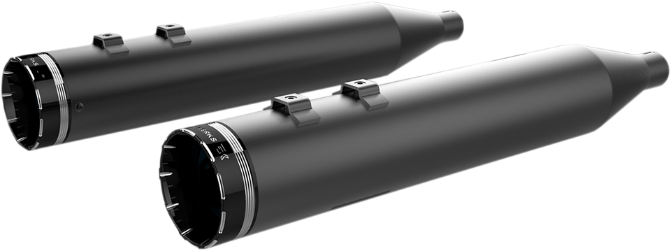 Mufflers - Black with Tracer Tip