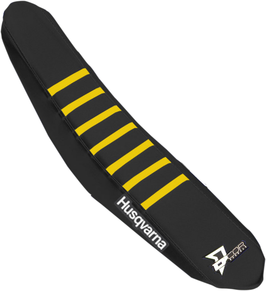 Seat Cover - Black/Yellow - TC/FC 15 - Lutzka's Garage