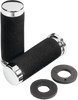 Grips - Foam - 1" - 150 mm - Chrome - Lutzka's Garage