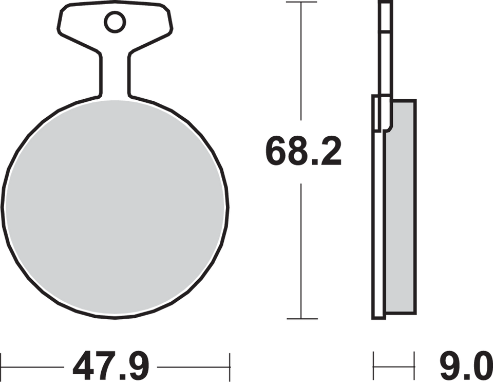 HF Brake Pads - RD 250