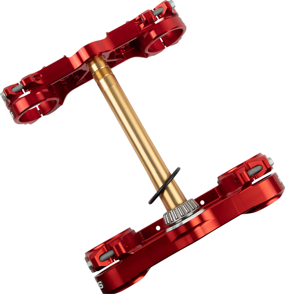 Triple Clamp - 22.5 mm - Red - Lutzka's Garage