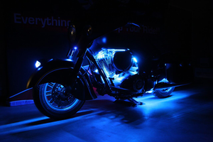 Engine Accent Light Kit - Indian - Blue - Lutzka's Garage