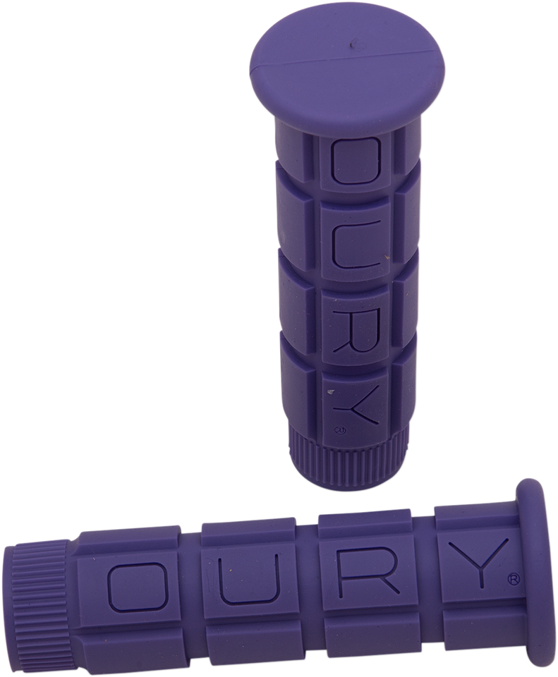 Grips - Single Compound - No Flange - Purple - Lutzka's Garage