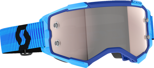 Fury Goggle - Blue/Black - Silver Chrome - Lutzka's Garage