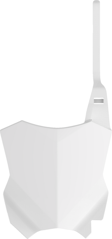 Number Plate - Restyle - White - KX 125/450 - Lutzka's Garage