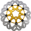 Rear Wave® Floating Rotor - Gold - Lutzka's Garage