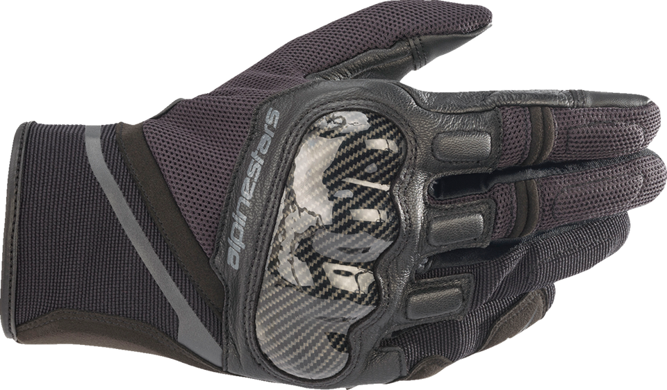 Chrome Gloves - Black/Tar Gray - Small - Lutzka's Garage