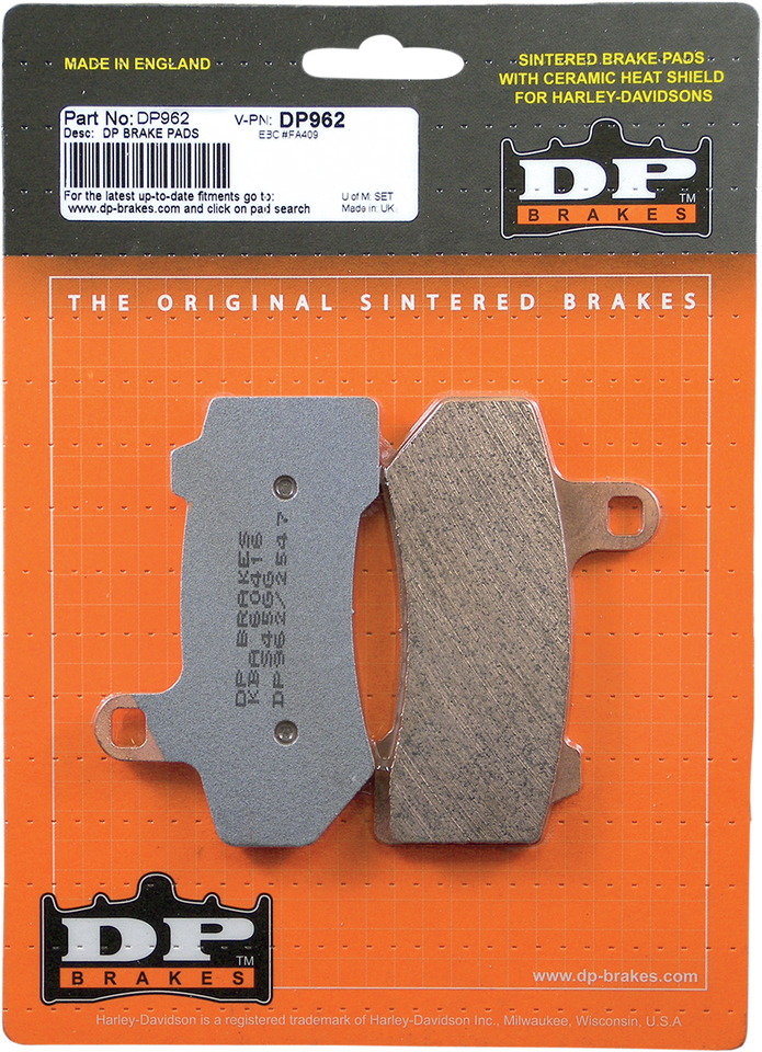 Sintered Brake Pads - DP962